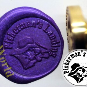 S1095 Fisherman&#39;s Landing Wax Seal Stamp , Sealing wax stamp, wax stamp, sealing stamp