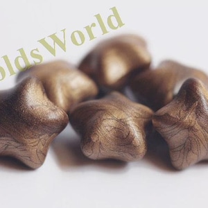 S095 22Pcs Bronze Star Shape Sealing Wax Beads for Wax Seal Stamp