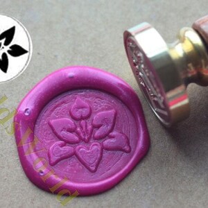 S1341 Flower Wax Seal Stamp , Sealing wax stamp, wax stamp, sealing stamp