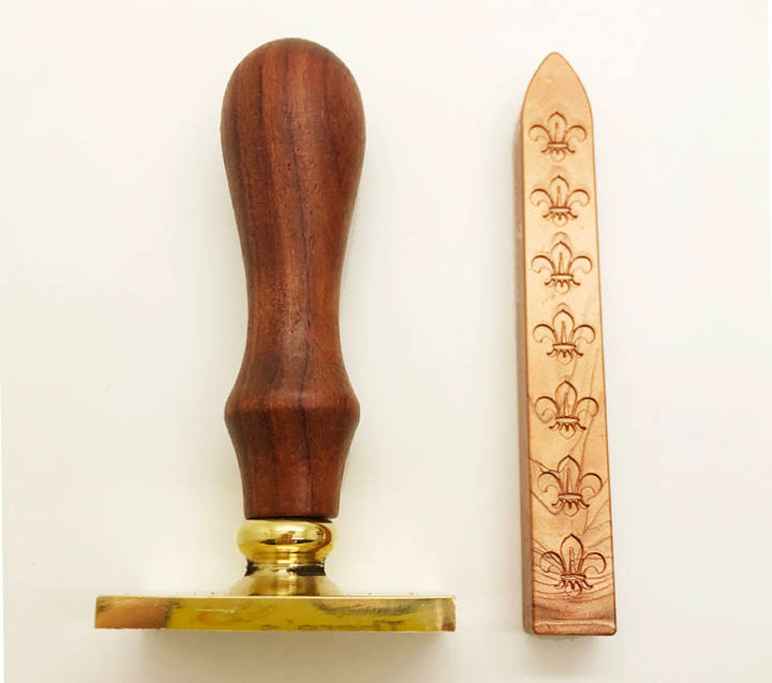 Personalized Rectangle Brass Wax Seal Stamp /custom Wax Seal Etsy