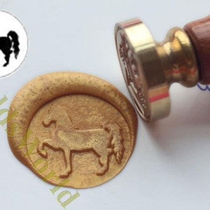 S1283 paard Wax zegel stempel, zegellak stempel, wax stempel, afdichten stempel