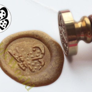 S1232 Butterfly Wax zegel stempel, zegellak stempel, wax stempel, afdichten stempel