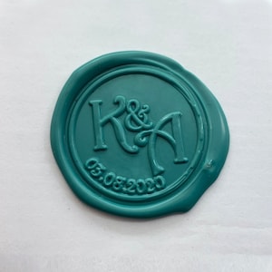 Wedding Wax Seal Stamp Kit-huwelijksuitnodiging afdichten stempel-aangepaste Wedding Wax afdichting kit-gepersonaliseerde initialen uitnodiging zegel stempel