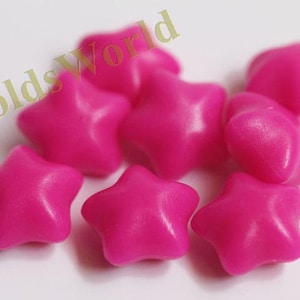 22Pcs Hot Pink Star Shape Siegel Wachs-Büllen für Wachssiegel S089
