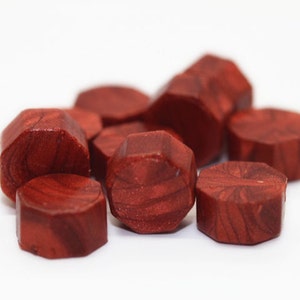 Orange Red Sealing Wax Beads for Wax Seal Stamp S005
