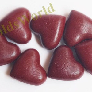 S126 17Pcs wijn rood hart vorm zegellak kralen voor Wax zegel stempel