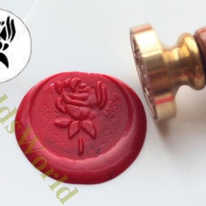S1220 Rose Flower Wax Seal Stamp , Sealing wax stamp, wax stamp, sealing stamp