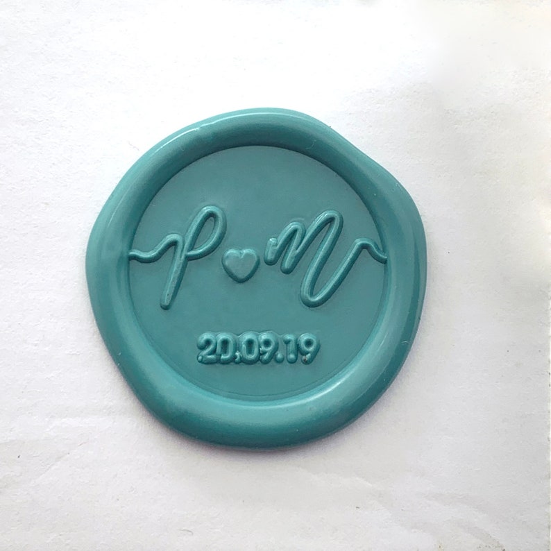 Wedding Invitation Wax Seal Stamp Kit Custom Sealing Wax Etsy