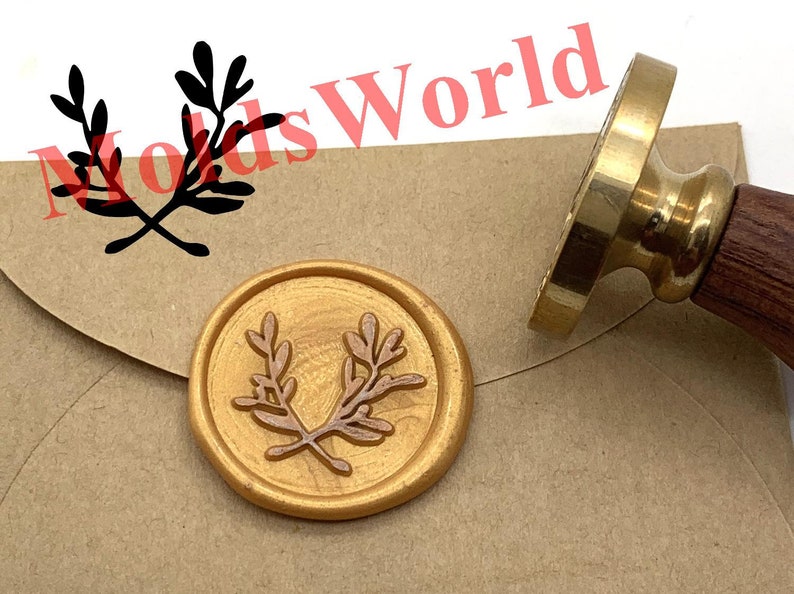 eucalyptus wax seal stamp