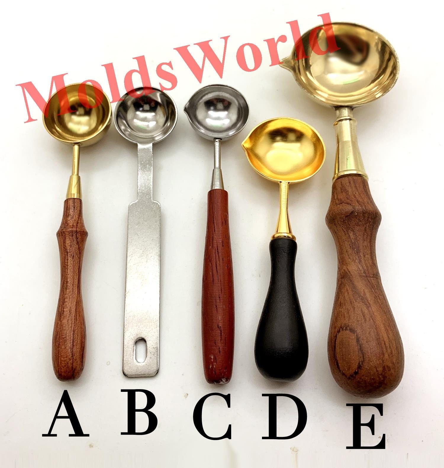 Wax Melting Spoon for Wax Seal Making Retro Sealing Wax Spoon Etsy