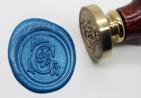 Andotopee Kit per sigilli di ceralacca con lettera dell'alfabeto D, 2