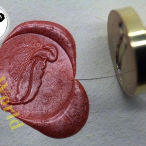 S1001 veer Wax zegel stempel, zegellak stempel, wax stempel, afdichten stempel