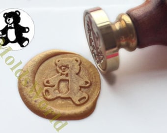 S1241 Bear Wax Seal Stamp , Sealing wax stamp, wax stamp, sealing stamp