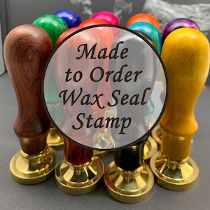 Custom Wax Seal Stamp - Personalized Wedding Invitation Wax Stamp Kit - Custom Sealing Wax Stamp - Wax Sealing Melting Stove Spoon - 20~50mm