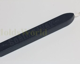 S068 1Pc Black Wicked Wick Sealing Wax Sticks for Wax Seal Stamp ( Light up direct )