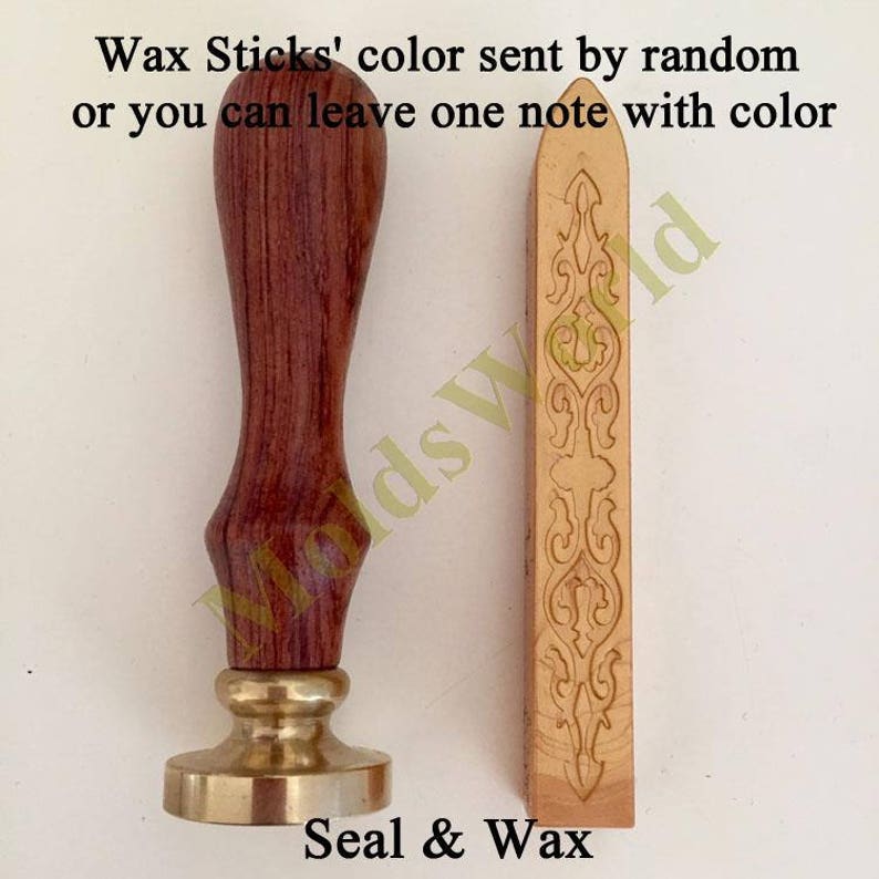 S1146 alfabet Letter D Wax zegel stempel, zegellak stempel, wax stempel, afdichten stempel bloem Sytle afbeelding 3