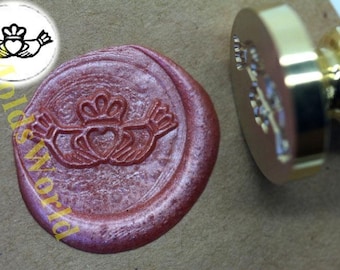 Wax Seal Stamp Claddagh , Sealing wax stamp, Wedding Invitation Stamp wax stamp, sealing stamp S1008