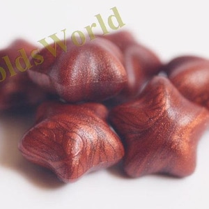 S099 22Pcs Orange Red Star Shape Sealing Wax Beads for Wax Seal Stamp