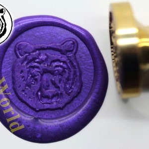 Grisley Bear cera sigillo timbro, timbro di cera di tenuta, timbro di cera, sigillo timbro S1061