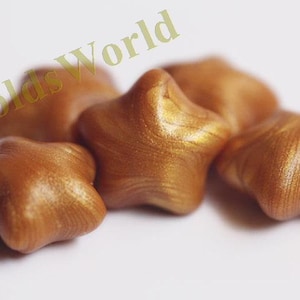 22Pcs Gold Star Shape Sealing Wax Beads for Wax Seal Stamp S096