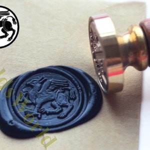 Medieval Totem Dragon Wax Seal Stamp , Sealing wax stamp, wax stamp, sealing stamp S1242