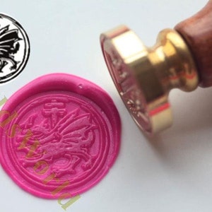 S1317 Dragon Wax zegel stempel, zegellak stempel, wax stempel, afdichten stempel