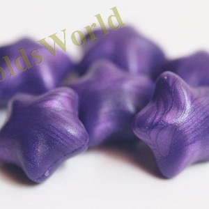 S104 22Pcs Purple Star Shape Sealing Wax Beads for Wax Seal Stamp