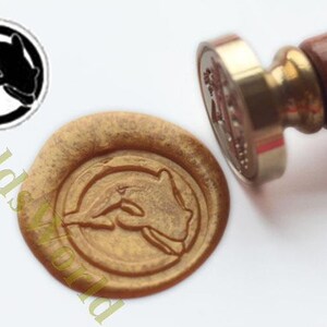 S1265 Dolphin Wax zegel stempel, zegellak stempel, wax stempel, afdichten stempel