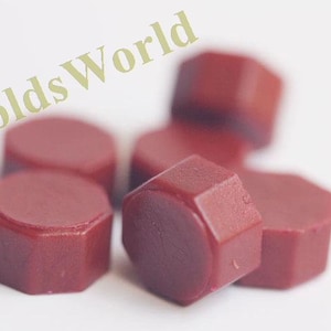 S036 35 Pcs Brown Red Sealing Wax Beads for Wax Seal Stamp