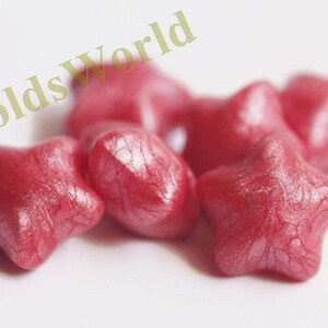 S103 22Pcs Fuchsia Star Shape Sealing Wax Beads for Wax Seal Stamp