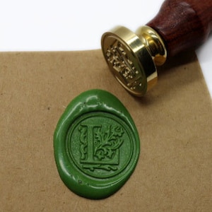 S1102 Carta del alfabeto " L "Sello de sello de cera , sello de cera de sellado, sello de cera, sello de sellado