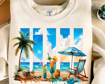 women’s tshirt summerDesign, Cocktails Sublimation Clipart (Digital Download)