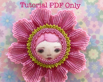 Petally Brooch Tutorial PDF Only