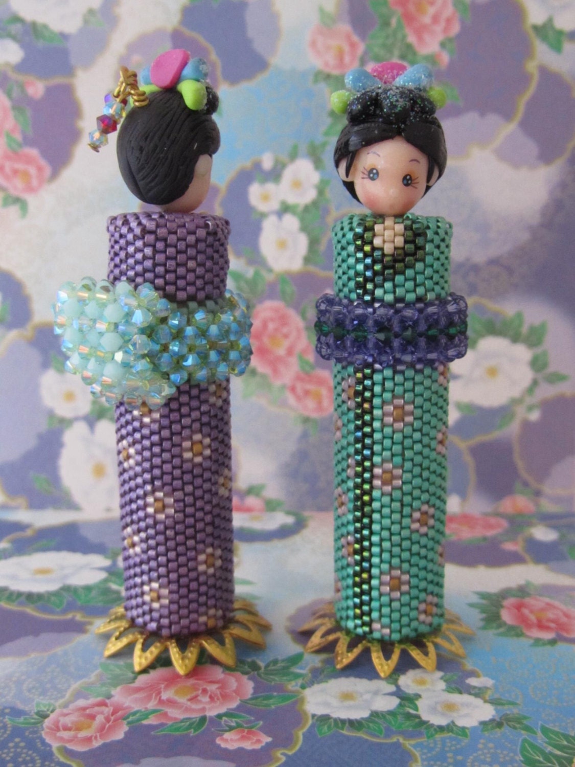 Emiko Beaded Needle Case Pattern Etsy