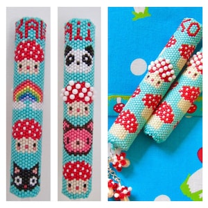 Beaded Needle Case Tutorial: Kawaii & Kinoko Designs (PDF)