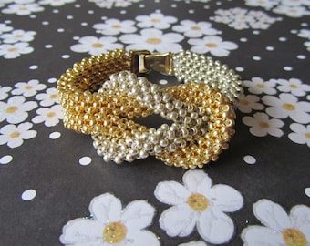 Cubic Right Angle Weave .....the basics  & Interchangeable Looped Bracelet PDF