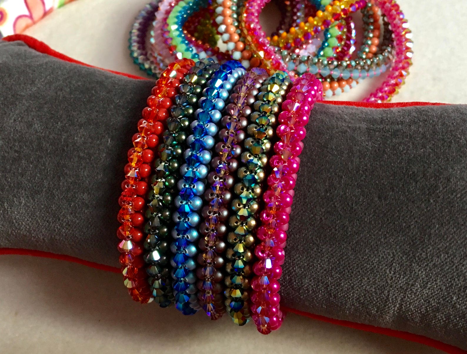 mardi gras bangle bracelets