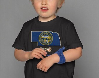 Nebraska 1867 Staatschapsshirt | Amerika 250e Jubileum T-shirt | Jeugd | Patriotisch Cadeau