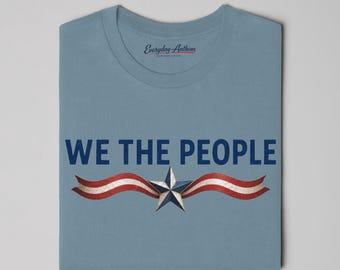 We The People-shirt | T-shirt Amerika 250e verjaardag | Uniseks | Vaderlandslievend cadeau