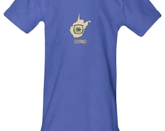 West Virginia 1863 Statehood babyrompertje | 250e verjaardag Amerika | Vaderlandslievend babycadeau