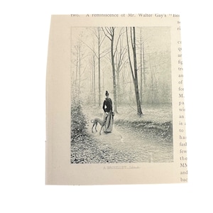 A. Brouillet – Solitude 1889 Paris Salon Photogravure Goupil & Cie