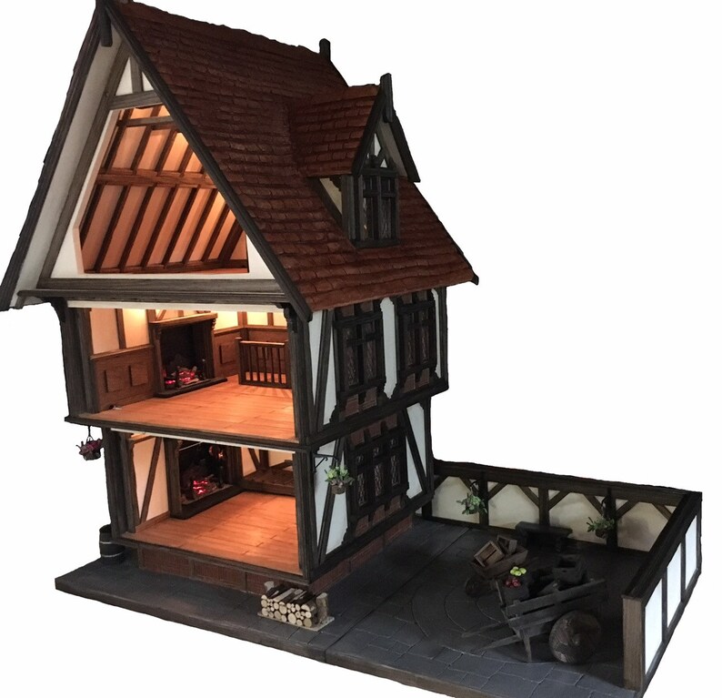 12th Scale Hand Made OOAK Tudor Dolls House Etsy UK