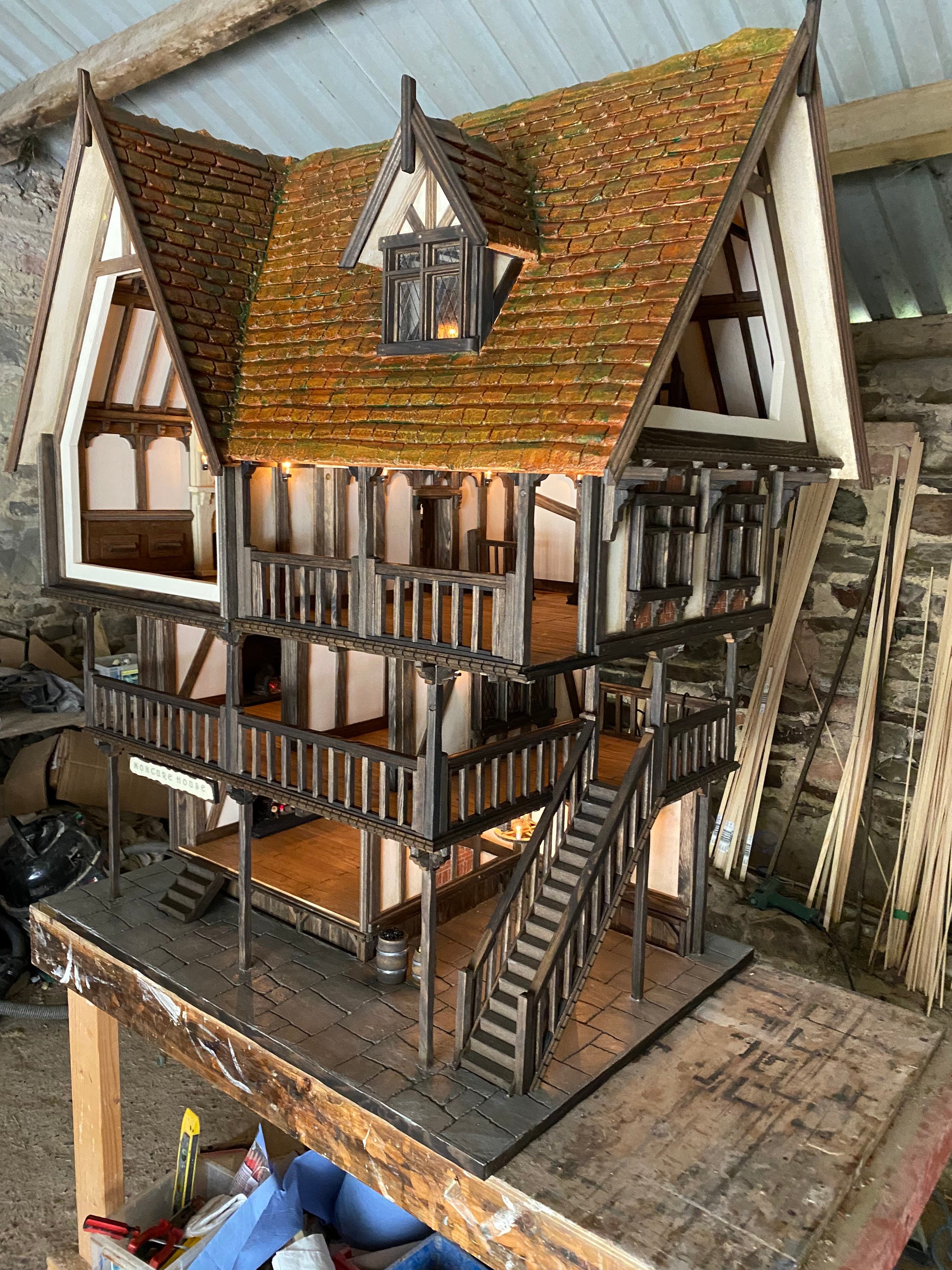 Ultimate Rochester Tudor Dollshouse 