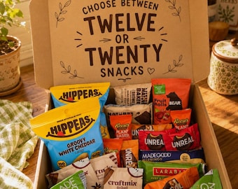 Vegan Snack Box | Plant-Based Snacks, Dairy-Free Gift, Care Package