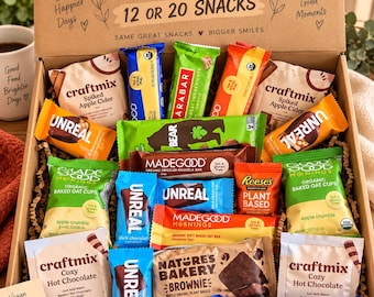 Vegan Snack Box | Plant-Based Snacks, Dairy-Free Gift, Care Package