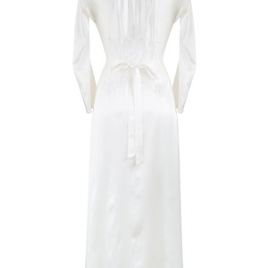 Bridal Robe Ivory Silk Dressing Gown Inspired by Marilyn - Etsy