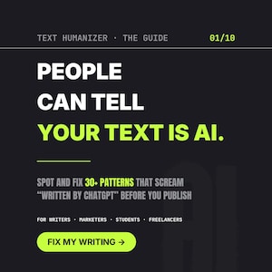 Text Humanizer: Make Writing Sound Human (Instant Download)
