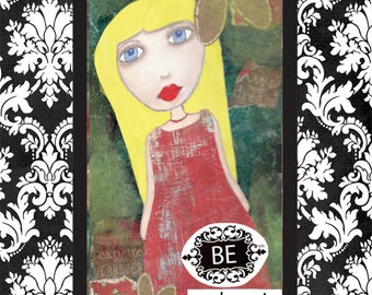 BE authentic note card - set of 6