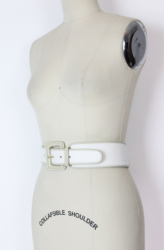 vintage CHRISTIAN DIOR belt / Dior leather belt /… - image 5