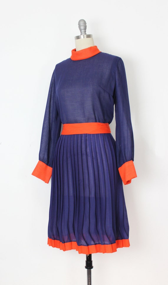 vintage 60s dress / 1960s mod color block dress /… - image 3